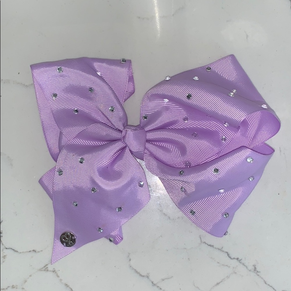 Purple Rhinestone Jojo Siwa Bow